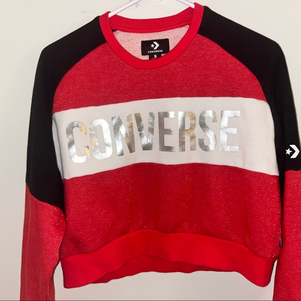 Converse Cropped Sweater